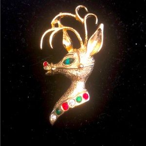 Reindeer Brooch